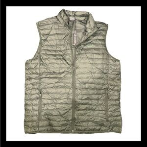 Eddie Bauer EB650 Cirruslite Goose Down Vest Mens TXL Green Jacket Outdoor